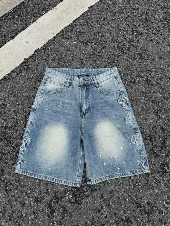 Picture of Chrome Hearts Jeans Short _SKUChromeHeartsM-2XLsytxH0388846